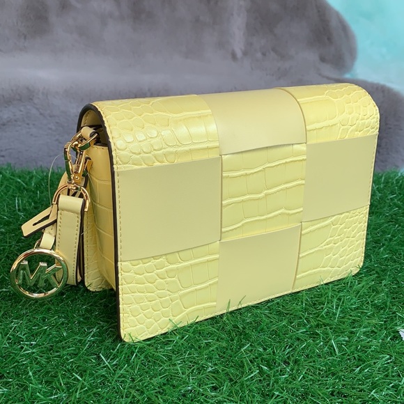 MICHAEL KORS MERCER SM CLUTCH XBODY BUTTERCUP - Picture 8 of 15
